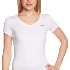 Nike Pro Dri-Fit white tee